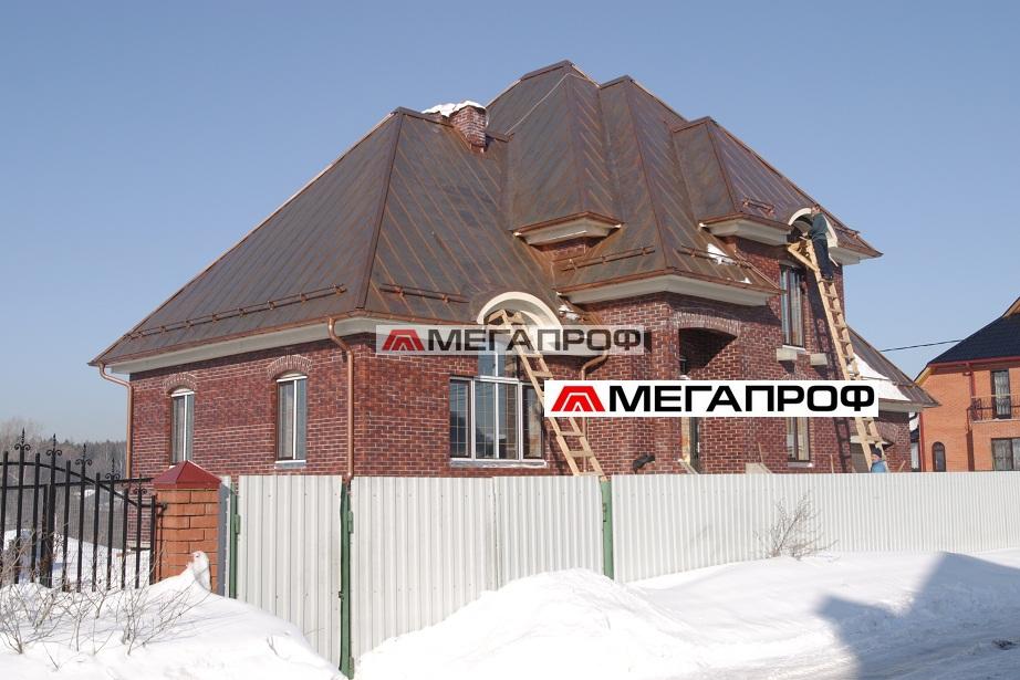 Монтаж медной кровли smu 27